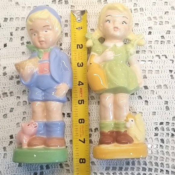 Vtg Dutch Chldren Figurines Set - Picture 8 of 10